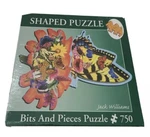 Bits And Pieces Shaped Puzzle Butterfly Jack Williams 750 No 44953 New. Fixed Price $19.86.