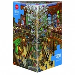 Puzzle - Library, Oesterle Triangular 1500 Pieces. Fixed Price $95.17.