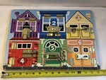 Melissa And & Doug Toys Child Kid Latch Board Pad Lock Learn Numbers Colors 3758. Fixed Price $15.62.