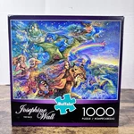 Jigsaw Puzzle 1000 Pieces The Race By Josephine Wall Fantasy Buffalo Game. Fixed Price $29.99.