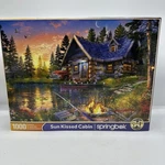 Sprinkbok Puzzle Sun Kissed Cabin. 1000 Piece Jigsaw. Used. Fixed Price $8.75.
