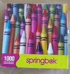 1000-PIECE Jigsaw Puzzle Sticks Of Color Crayons By Springbok. Fixed Price $13.98.