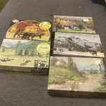 5 Vintage Tuco Mini Puzzle Tripl-thick Interlocking Pieces, Size 1/4" X 7" Lot. Fixed Price $21.99.