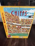 Kansas City Chiefs 513PC Jigsaw Puzzle John Holladay 1994 Buffalo Games. Fixed Price $49.99.