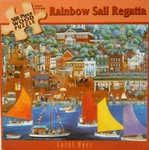 Puzzle - Ceaco Carol Dyer "rainbow Sail Regatta" 500 Piece Wood Nip!. Fixed Price $39.95.