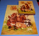 Springbok Harmony Hollow Moose Bear Owl Animals Jigsaw Puzzle Poem Assembled. Fixed Price $12.00.