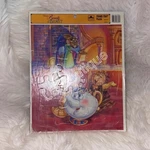 Vintage 1992 Golden Books 8308A-1 Disney Beauty & The Beast Frame-tray Puzzle. Fixed Price $24.99.