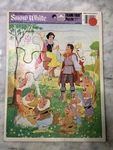 Snow White And The Seven Dwarves Golden Anniversary Frame Tray Puzzle. Fixed Price $9.00.