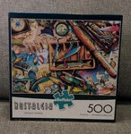 Buffalo Nostalgia Vintage Fishing Jigsaw Puzzle 500 Piece Lures Hooks New Sealed. Fixed Price $8.99.