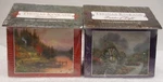 Lot 2 Ceaco Thomas Kinkade Sealed 1998 & 1999 100 Piece Miniature Jigsaw Puzzles. Fixed Price $22.00.