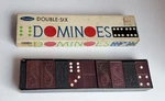 Vtg. Whitman Double-six Dominoes #4644 Made Japan Complete Original Box. Fixed Price $15.00.