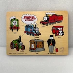 Vintage Wooden Puzzle Thomas The Train Tank Engine & Friends Britt Allcroft 1993. Fixed Price $31.49.
