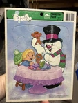 Vintage Frosty The Snowman Frame Tray Puzzle Golden 1993. Fixed Price $5.66.