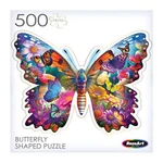 Roseart Big Shaped Puzzle - Butterfly Beauty 500 Piece Jigsaw. Fixed Price $16.56.