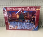 Ravensburger Christmas Puzzle Rockefeller Center 1000 Piece New W/ Box Wear. Fixed Price $24.95.