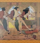 Maxfield Parrish Art Puzzle Nursery Rhyme Pomegranate 300 Pc Old King Cole. Fixed Price $10.95.
