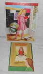 Vintage 1965 Mattel Skipper School Days Whitman Puzzle Barbie Sister With Book. Fixed Price $25.00.