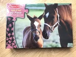Horses #1355 Melissa & Doug 60 Pieces Jigsaw Puzzle Mare Foal. Fixed Price $10.00.