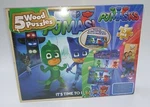 (2 Pack) Pjmasks Masques 5 Wood Puzzles With Storage Box - Entertaiment. Fixed Price $19.99.
