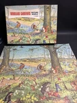 Vintage Rare Tuco Puzzle Woodland Gardeners Triple Thick Pieces Complete. Fixed Price $19.99.
