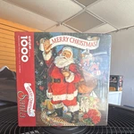 Springbok Merry Christmas Santa 1000 Piece Interlocking Jigsaw Puzzle. Fixed Price $25.00.