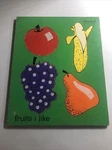 Vintage Playskool 'fruits Like' 155AN-18 Wooden Puzzle 2-4 Years. Fixed Price $7.99.