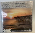 Sealed Heritage Puzzles Sunrise Pier North Carolina 18X24 550 Pc Peter Doran. Fixed Price $14.78.