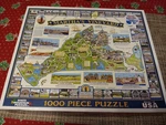 White Mountain #524S "martha's Vineyard" 1000 Pc Puzzle 24" X 30" Complete. Fixed Price $11.19.