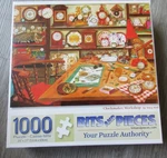 1,000 Tracy Hall Art Puzzle "clockmaker Workshop" 20" X 27" Bits + Pieces. Fixed Price $14.95.