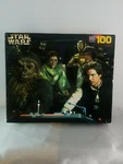 New Milton Bradley Star Wars Vl 100PC Puzzle Han Solo, Luke, Leia, Chewie, C-3PO. Fixed Price $12.00.