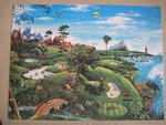 Vintage 1994 The World Of Golf 550 Pc Jigsaw Puzzle, Cartoonist Gary Patterson. Fixed Price $25.00.