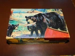Vintage 1940S Tuco Miniature Jigsaw Puzzle Strong Interference Bears Complete. Fixed Price $12.62.