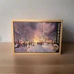 New 1000 Piece Jigsaw Puzzle Cobble Hill "winter Interlude" Snowy Holiday Scene. Fixed Price $16.20.