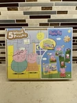 Peppa Pig - 7 Pack Wood Jigsaw Puzzles & Real Durable Storage Case 5 Up. Fixed Price $9.89.