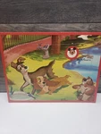 Lady And The Tramp Frame Tray Puzzle Walt Disney Mickey Mouse Club Jaymar Vtg. Fixed Price $11.99.