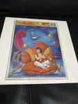 Disney Aladdin Frame Tray Puzzle Golden Kids Collectible #8200 Complete 8X11. Fixed Price $7.99.