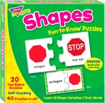 Trend Enterprises, Inc. T-36008 Shapes Fun-to-know Puzzles, 40. Fixed Price $22.99.
