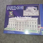 Vintage New 3D Puzzle The White House Government Washington Wrebbit Sealed. Fixed Price $35.55.