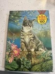 Vintage 70'S King Puzzle European Shorthair Tabby Cat 160 Pcs Holland Complete. Fixed Price $18.95.