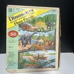 Floor Puzzle Vintage Judy Instructo Dinosaurs & Other Prehistoric Animals 50 Pc.. Fixed Price $25.00.