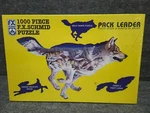 Vintage 1997 Fx Schmid 1000 Piece Wolf Shape Puzzle Pack Leader. Fixed Price $29.97.