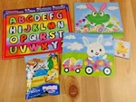 Preschool Puzzles Lot Of 4 Frame Tray Alphabet Easter Bunny Frog Disney Frozen. Fixed Price $10.00.
