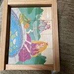 Atelier Fischer Wooden Block Puzzle 12 Cubes Swiss Made Fairy Tales Collection. Fixed Price $40.00.