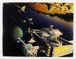 Space Gypsies Over 500 Piece Jigsaw Puzzle Springbok PZL4153. Fixed Price $10.95.