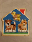 Melissa & Doug House Pets Jumbo Knob Puzzle. Fixed Price $5.00.