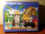 Beach Cats (1000 Piece Jigsaw Puzzle) Vermont Christmas Company. Fixed Price $12.00.
