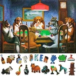 Wooden Jigsaw Puzzle For Adults By Foxsmartbox - 390 Pieces Friend In Need. Fixed Price $105.99.