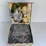 Sure-lox Keepsakes Garden Bench Floral Jigsaw Puzzle 18204MSDG White Green New. Fixed Price $18.04.