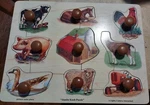 Melissa And Doug Farm Jumbo Knob Puzzle Animals. Fixed Price $19.95.