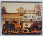 Vtg Springbok Puzzle The Barnyard Emmons Zeliff 475PC 1973 Complete Farm Animals. Fixed Price $17.99.